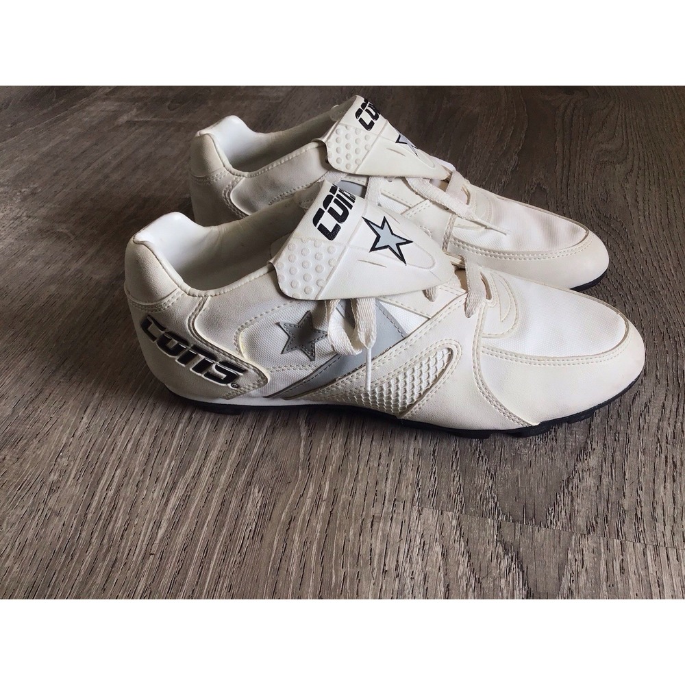 Converse Cons Mens Size 8 Baseball Cleats White 3B9309 Cons Cleats Vintage